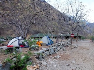 Camp at Rosalina Beach