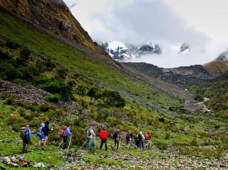 Hiking to Salkantay Trek Machu